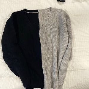Cute two tone sweater
